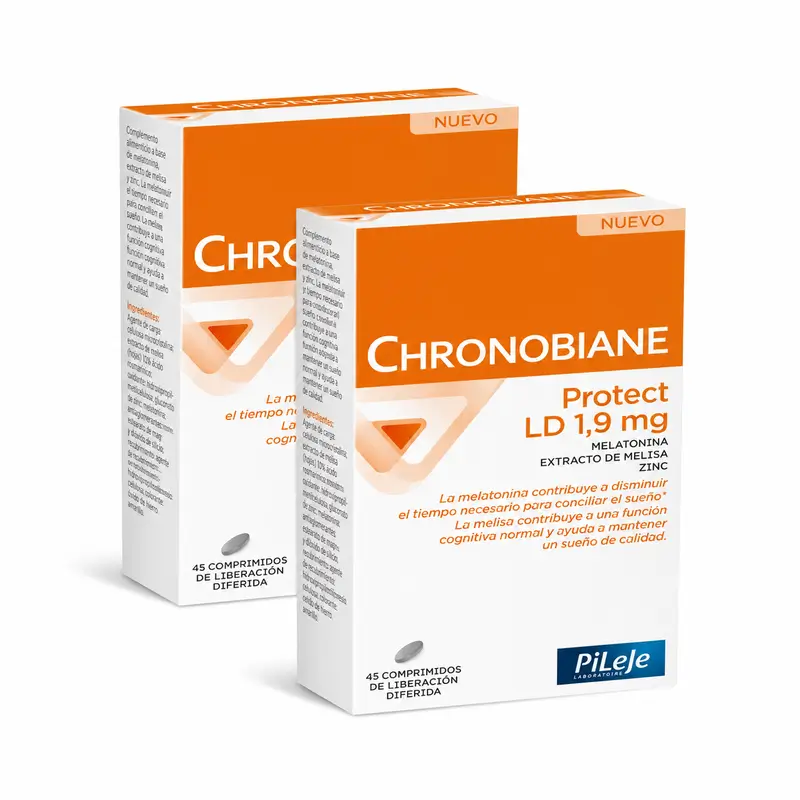 Pileje Chronobiane Ld Protect 1,9 mg Pack 2 x 45 Comprimidos