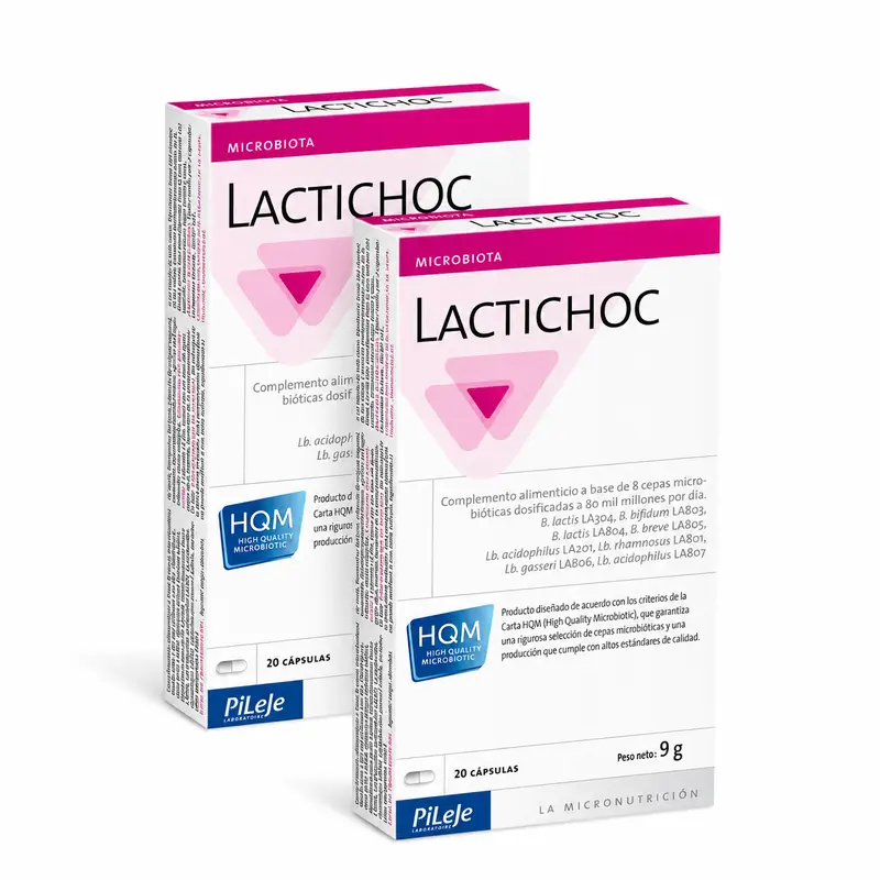 Pileje Lactichoc Pack 2 x 20 Cápsulas