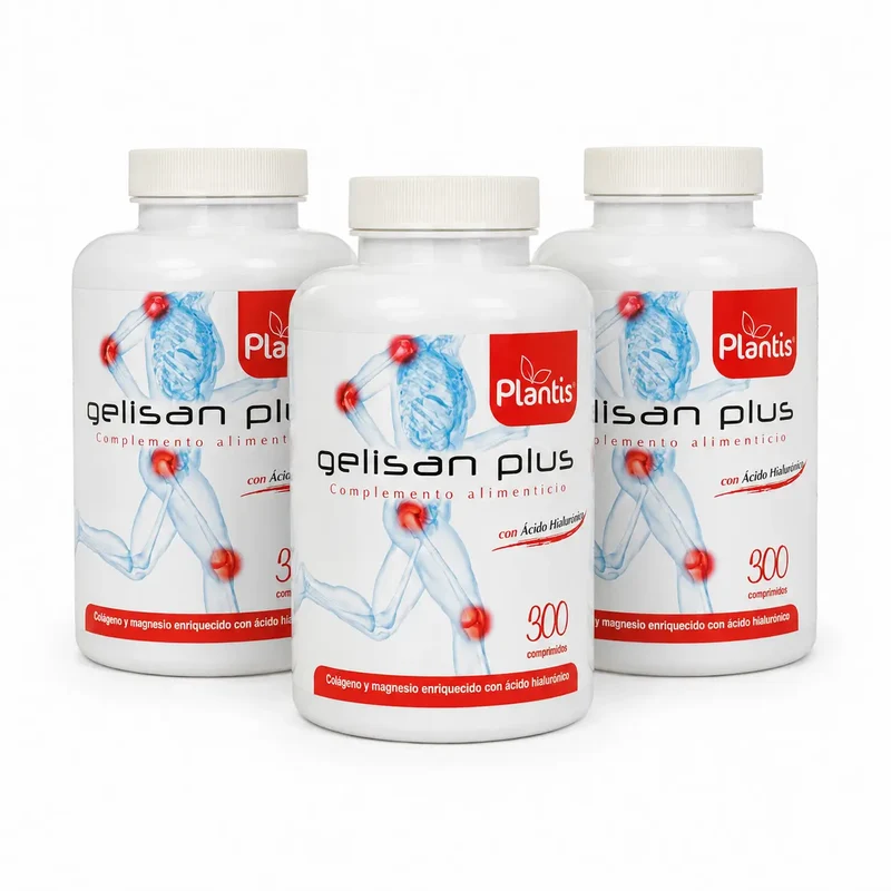 Plantis Gelisan Plus Con Ácido Hialurónico 300 Comprimidos , pack 3