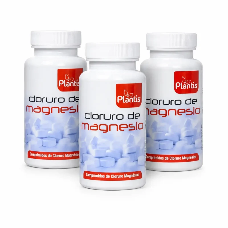 Plantis Cloruro De Magnesio 100 Comprimidos , pack 3