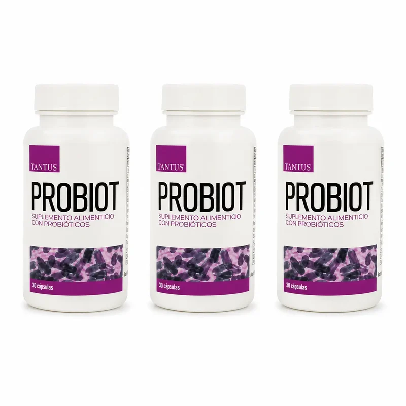 Plantis Probiot Complemento Alimenticio Con Probióticos 60 Cápsulas , pack 3