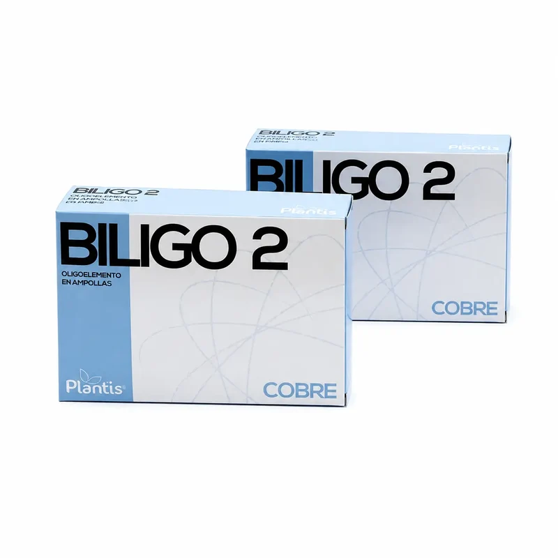 Plantis Biligo 8 Magnesio Oligoelemento , 20 Ampollas De 2 Ml , pack 2