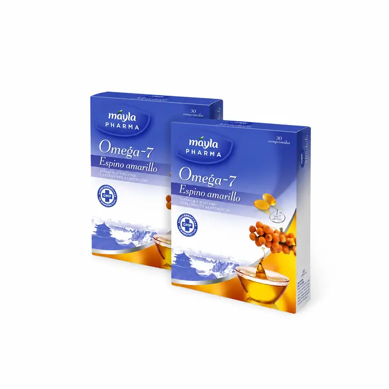 Máyla Pharma Omega-7 Espino Amarillo Pack 2 x 30 cápsulas