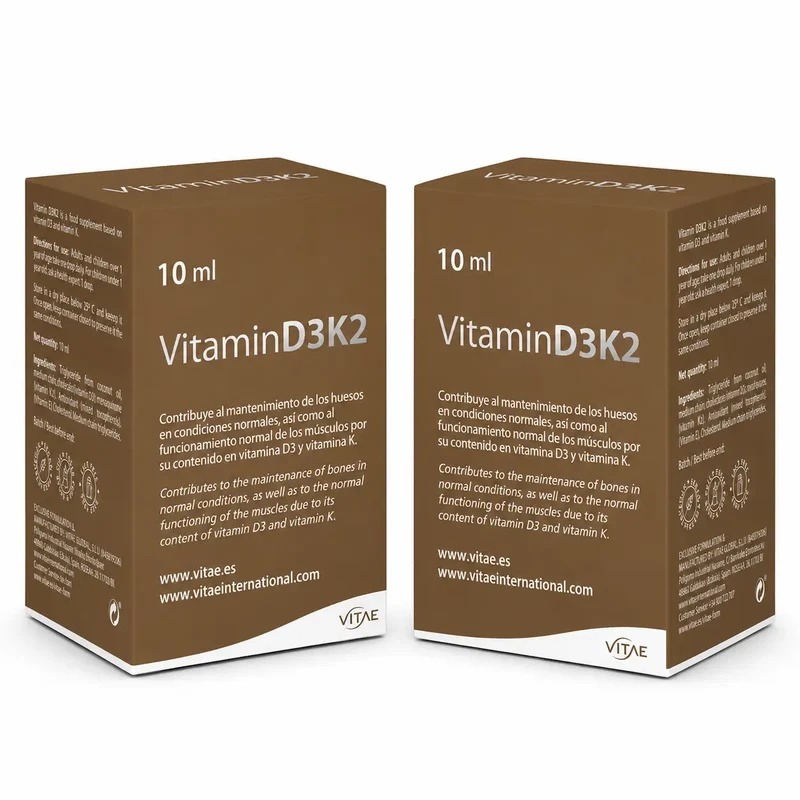 Vitae Vitamin D3K2, 2 x 10 ml