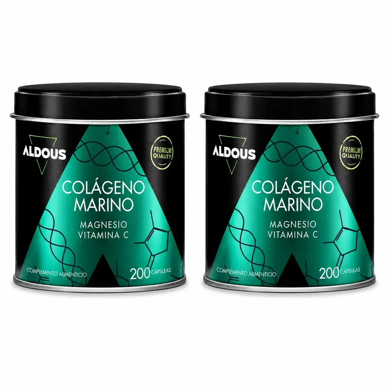 Aldous Bio Colágeno Marino, 200 Cápsulas , pack 2