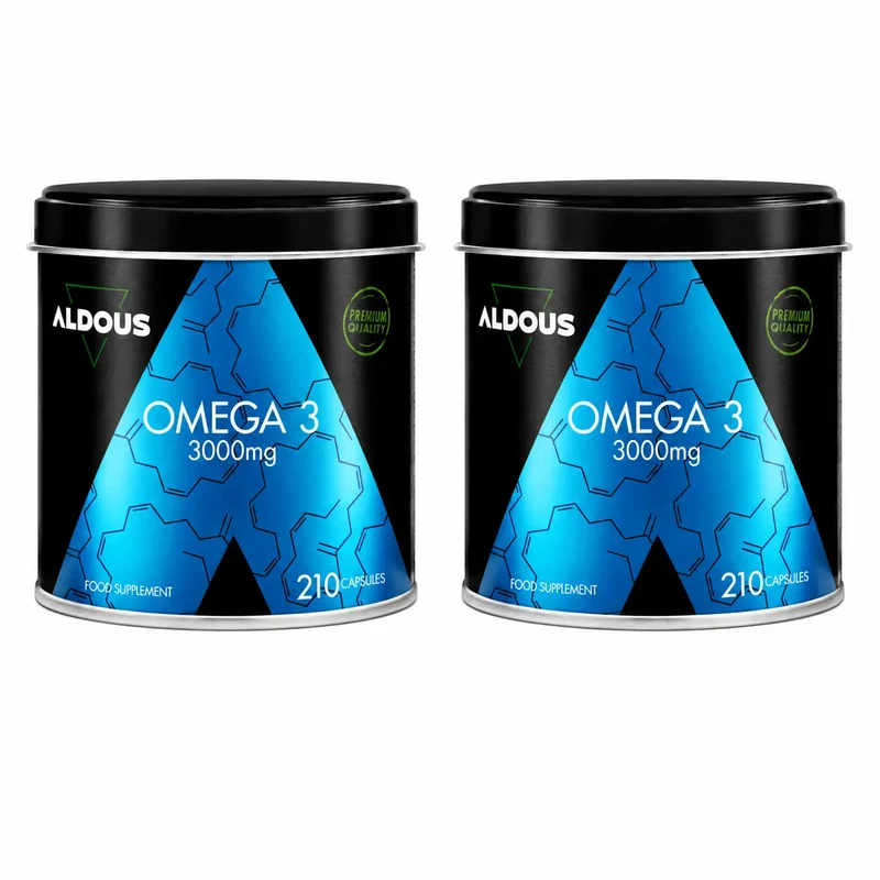 Aldous Bio Omega 3 3000Mg, 210 Caspsulas , pack 2