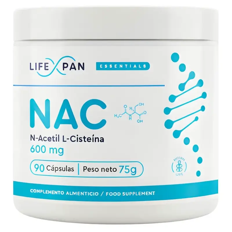 Lifexpan Nac 600 Mg N-Acetilcisteína , 90 capsulas