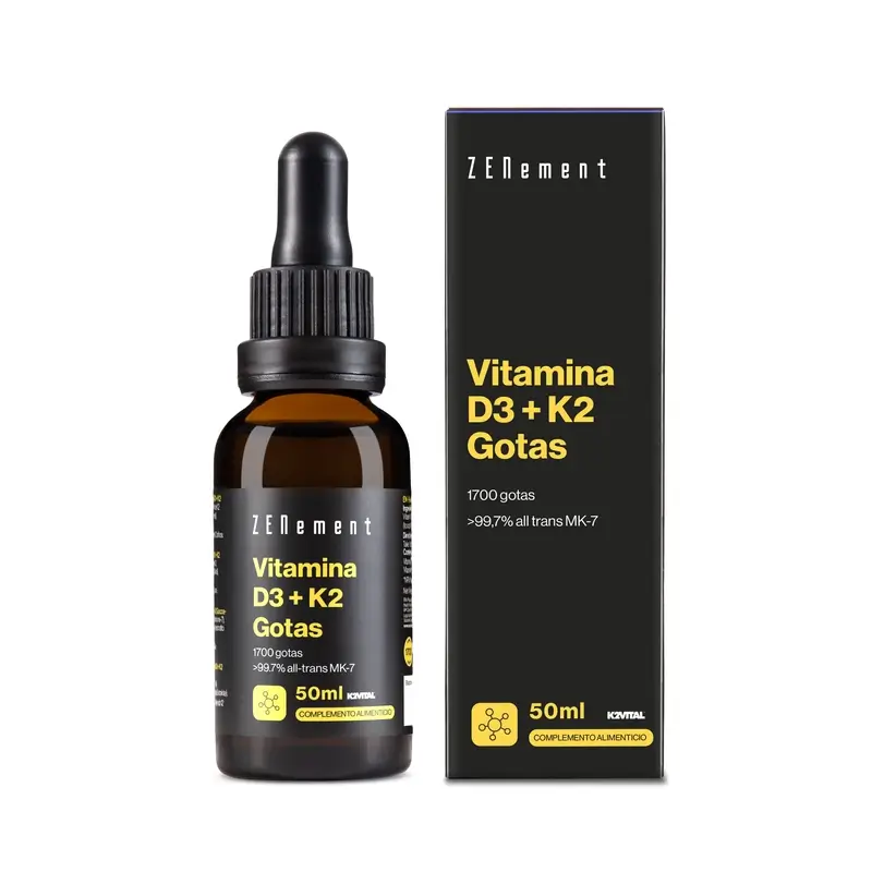 Zenement Vitamina D3 + K2 Gotas, 50 ml
