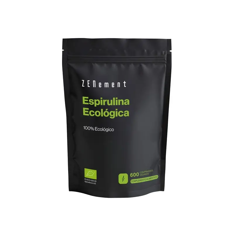 Zenement Espirulina Ecológica, 600 comprimidos veganos