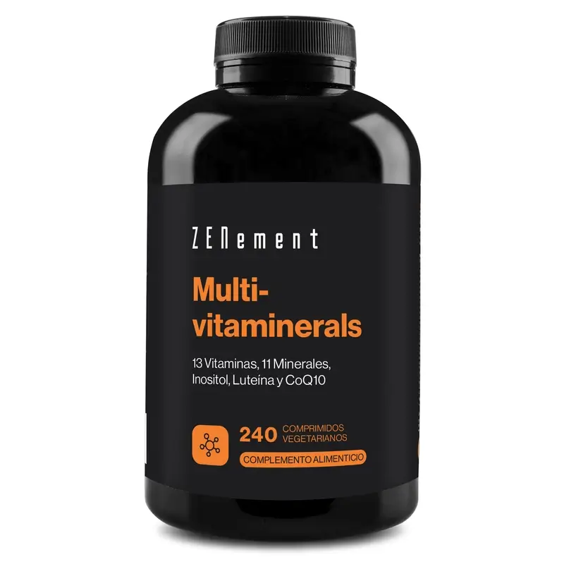 Zenement Multivitaminerals con luteína, 240 comprimidos vegetarianos