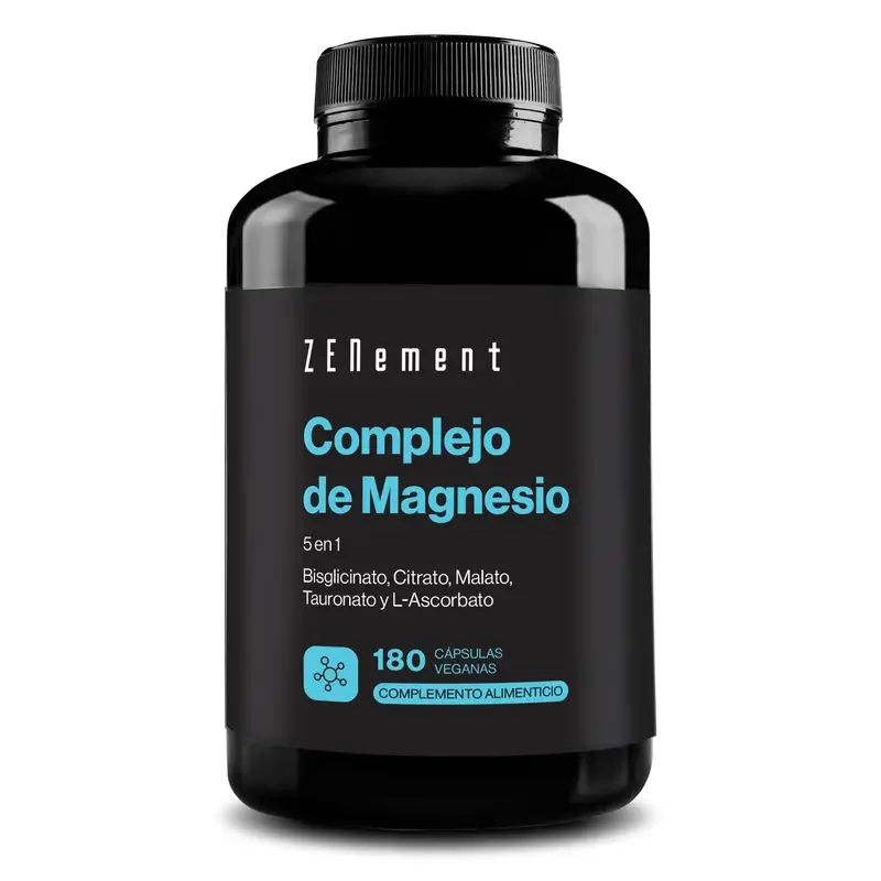 Zenement Magnesio Complex 5 En 1, 180 cápsulas veganas