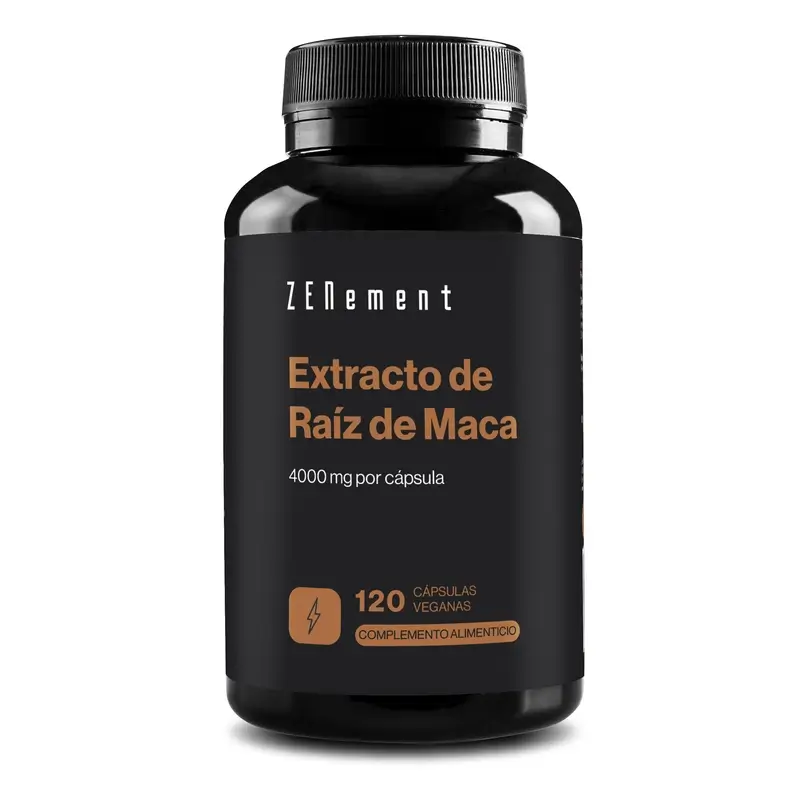 Zenement Extracto De Raíz De Maca, 120 cápsulas veganas
