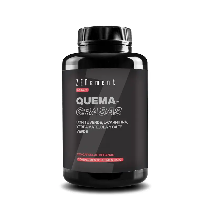 Zenement Quemagrasas Con Té Verde, L-Carnitina, Yerba Mate, Cla Y Café Verde, 120 cápsulas veganas