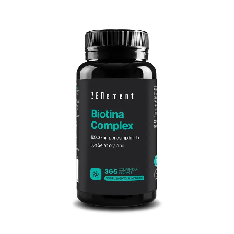 Zenement Biotina Complex Con Selenio Y Zinc, 365 comprimidos veganos