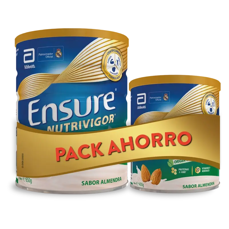 Ensure Pack Ahorro Origen Vegetal 850G + 400Gr , 1250 gramos