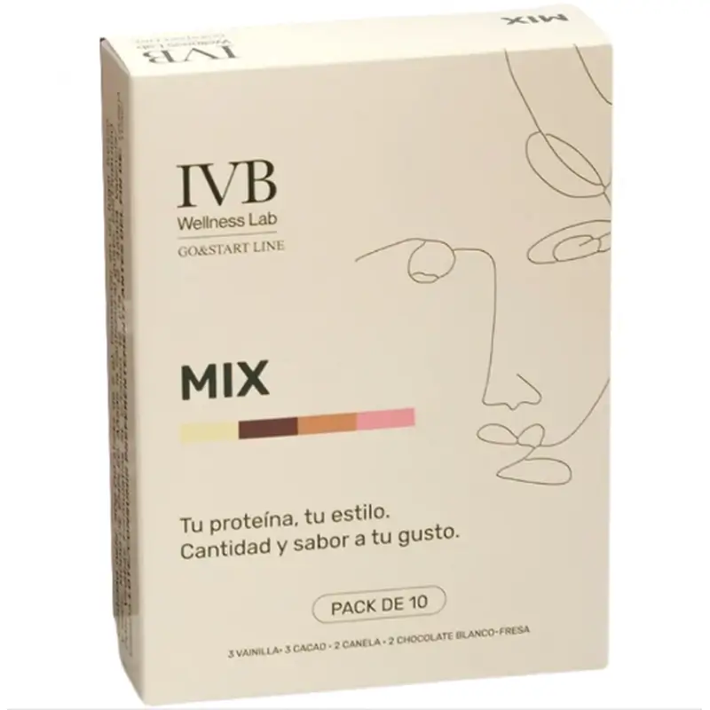 Ivb Wellness Lab Go&Start Line Sticks Sabor Mix, 10 sticks