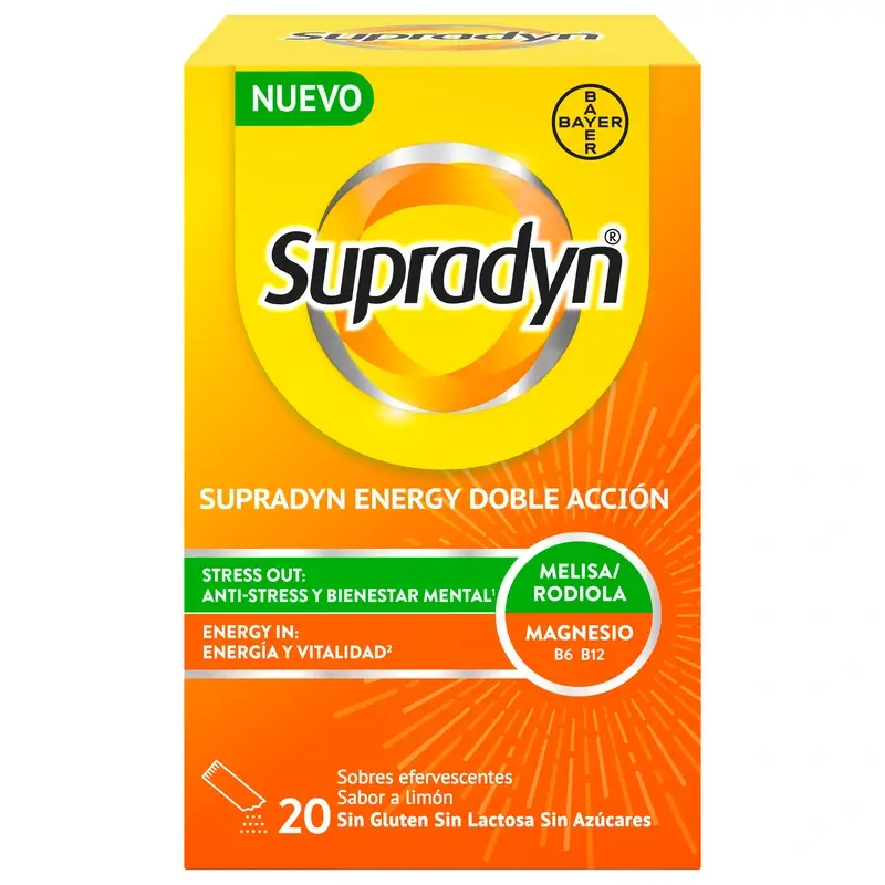 Supradyn Energy Doble Acción, 20 Sobres