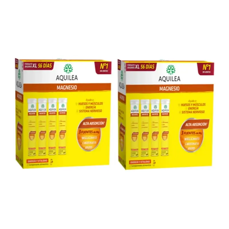 Aquilea Energía & Vitalidad Magnesio Efervescentes , 2X56 Comprimidos