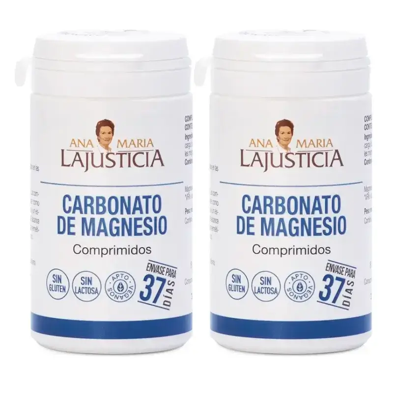 Ana Maria Lajusticia Carbonato de Magnesio, Pack 2 x 75 comprimidos