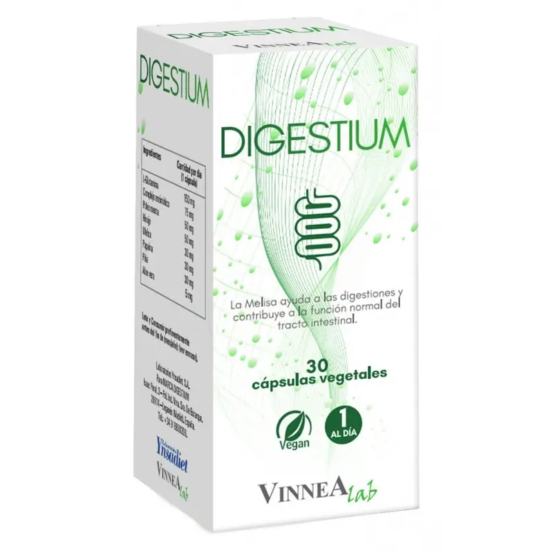 Ynsadiet Vinnea Digestium , 30 cápsulas vegetales