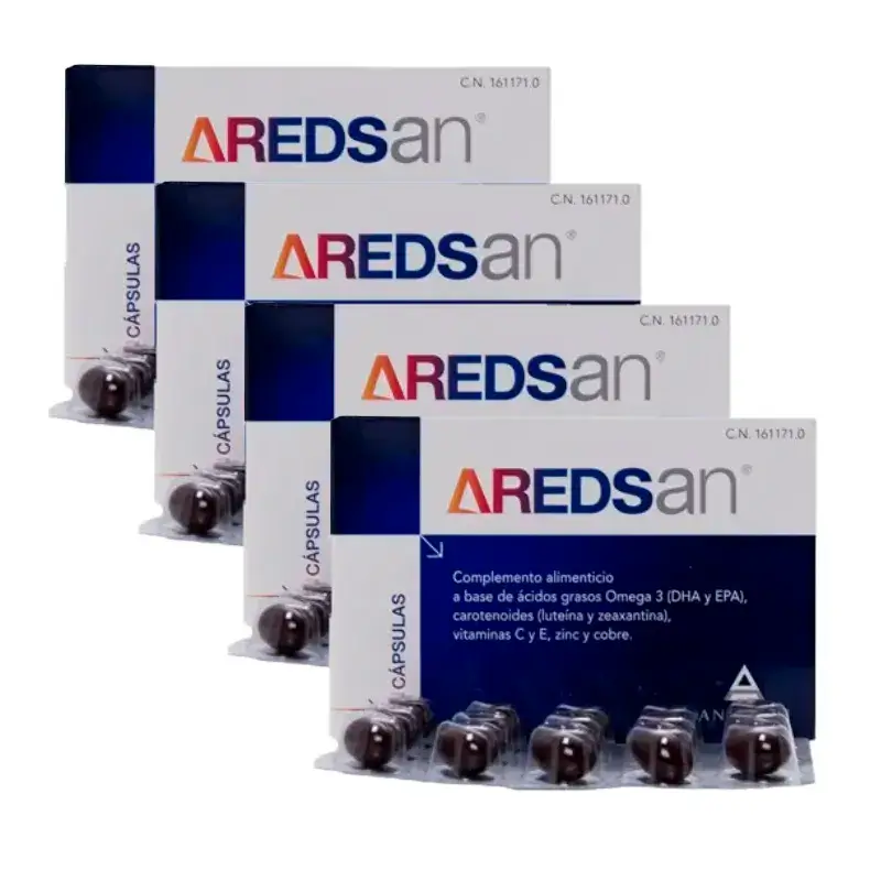 Aredsan, Pack 4 x 60 cápsulas
