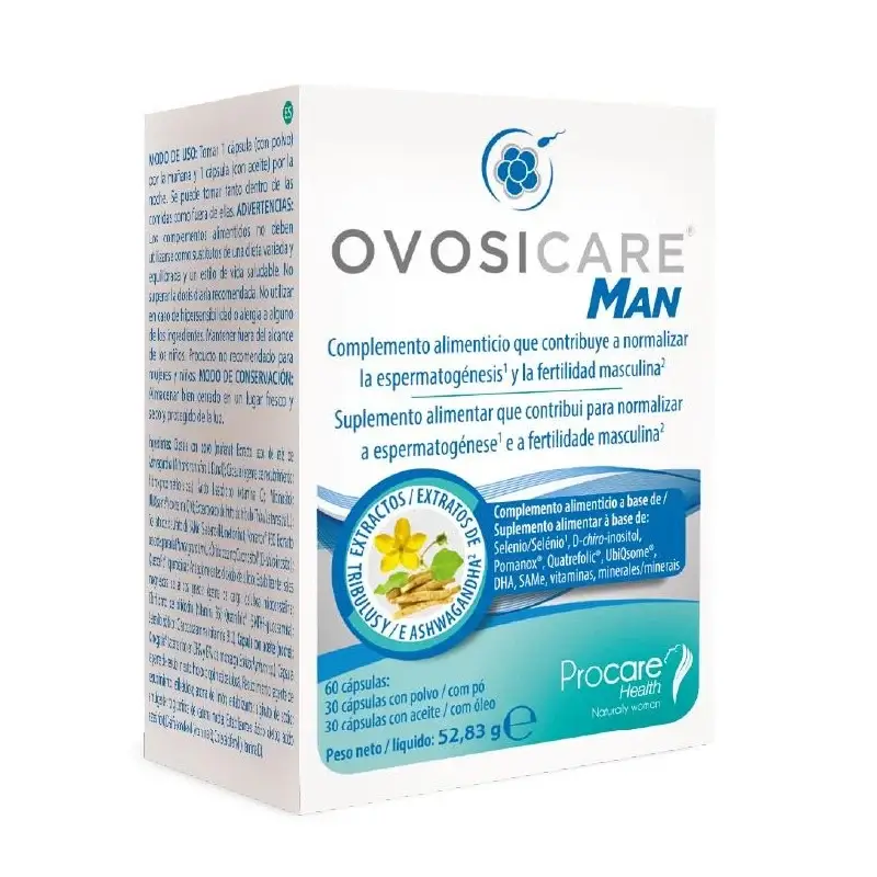 Ovosicare Man, 60 Cápsulas