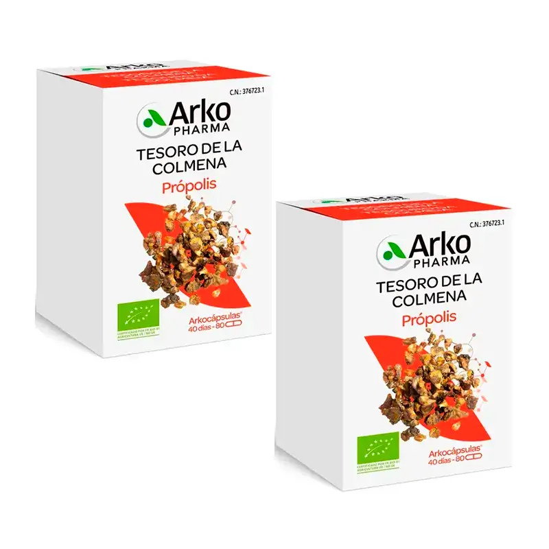 Arkopharma Propolis Bio, 2X80 cápsulas