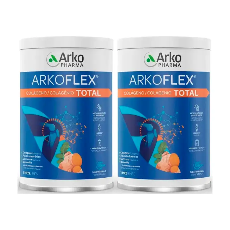 Arkopharma Arkoflex Colágeno Total Sabor Naranja, 2X390 gr