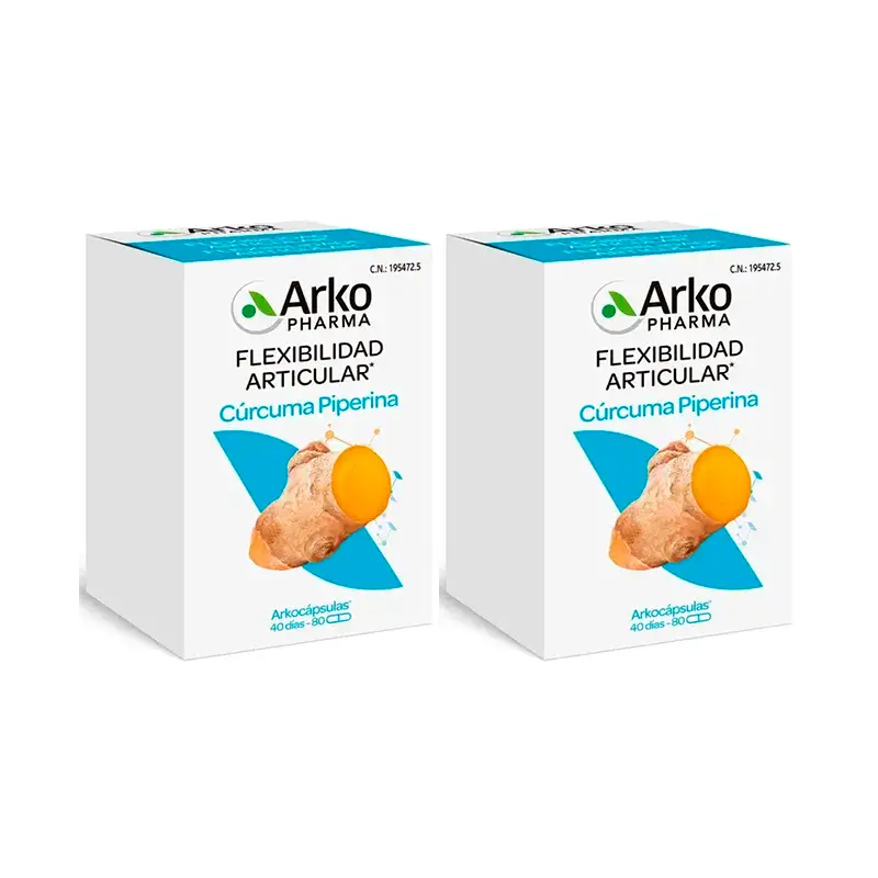 Arkopharma Curcuma Bio, 2X80 cápsulas