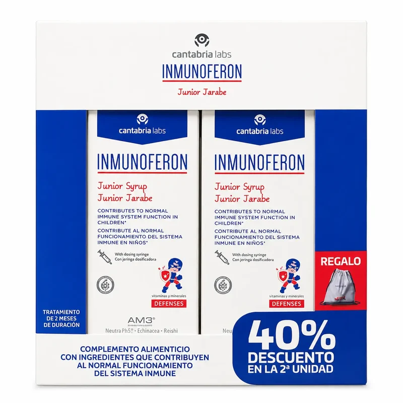 Inmunoferon Defensas Pack Duplo Jarabe Junior 150 Ml
