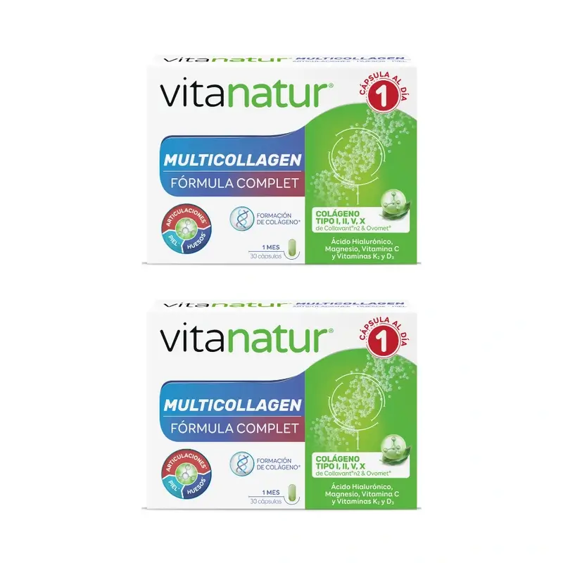 Vitanatur Multicollagen Fórmula Complet, 2X30 Cápsulas