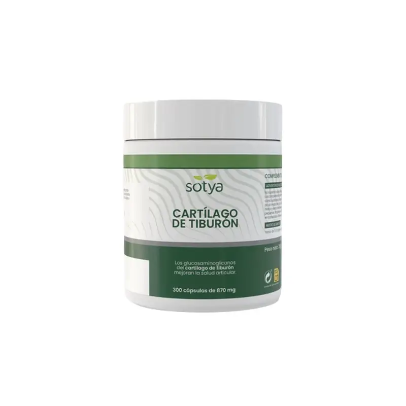 Sotya Cartilago De Tiburon 870 Mg , 300 cápsulas
