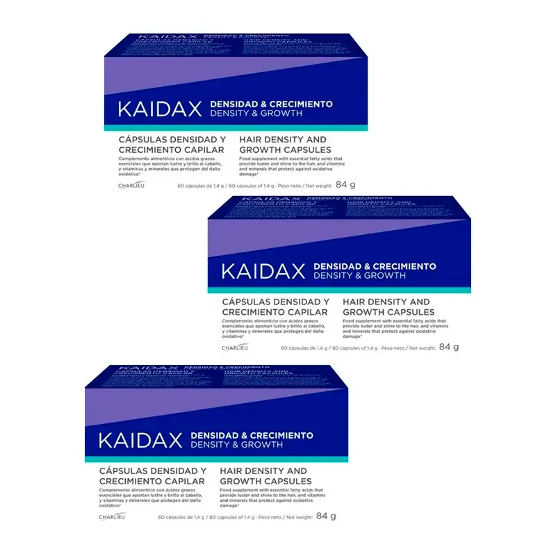 Kaidax Densidad & Crecimiento, Pack 3 x 60 cápsulas