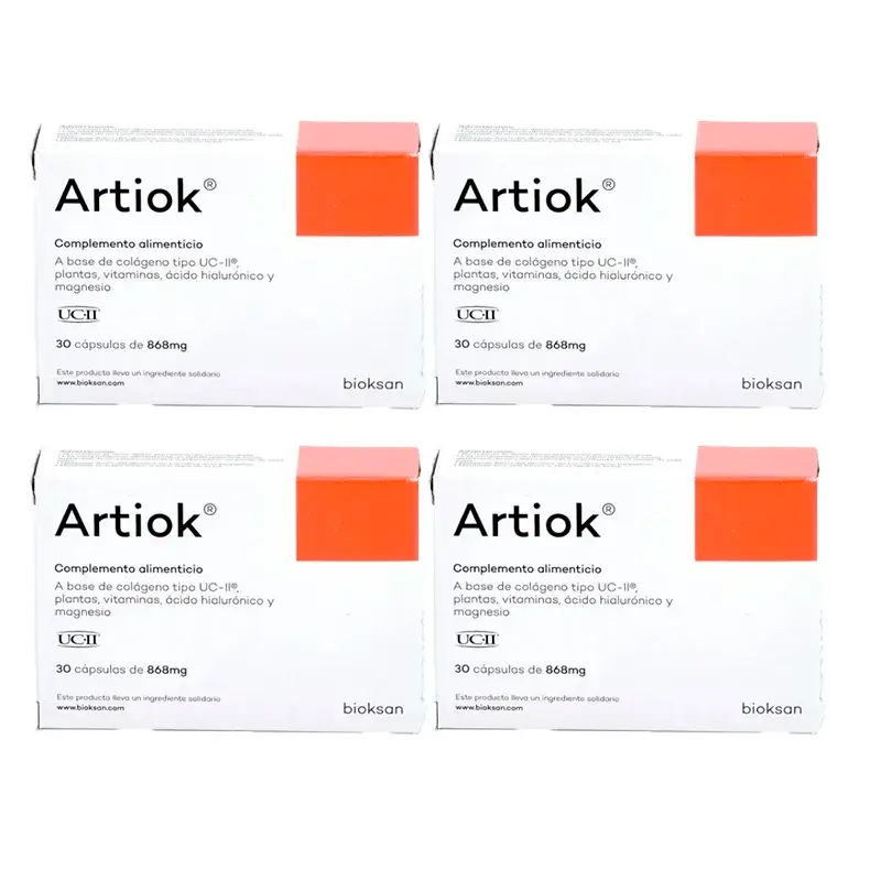 Artiok, Pack 4 x 30 Cápsulas