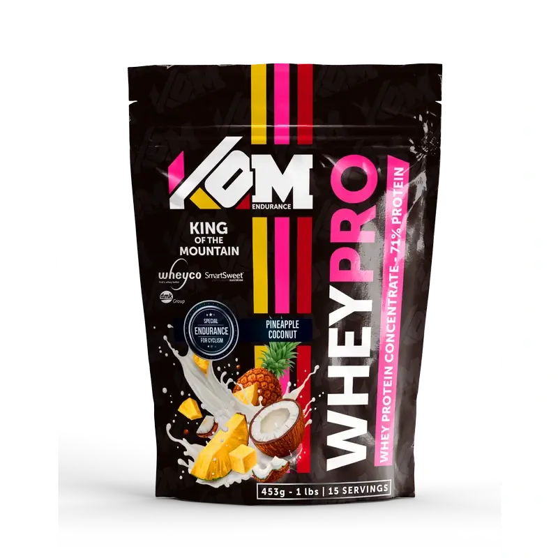 Kom Endurance Proteinas Nutricion Deportiva , saco de proteína whey 453 g sabor piña coco