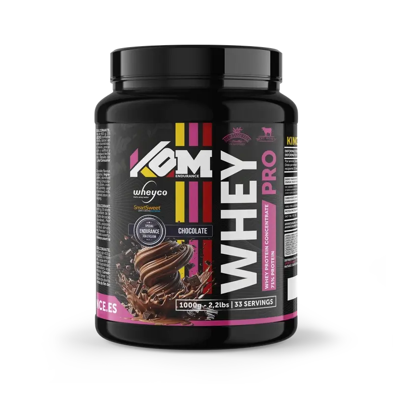 Kom Endurance Proteinas Nutricion Deportiva , bote de proteína whey 1kg sabor chocolate