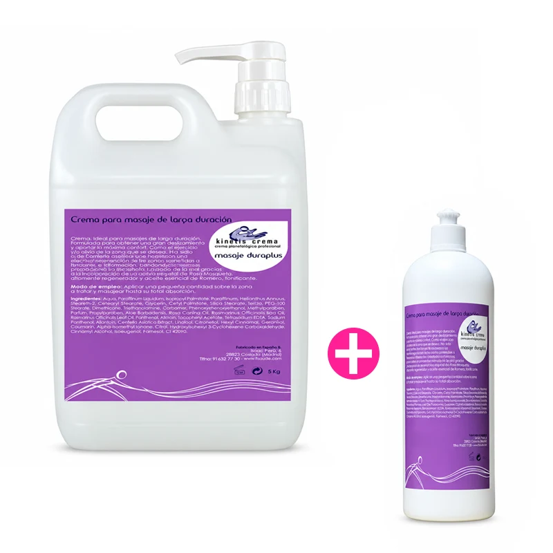Crema Masaje Duraplus 5 Kg + REGALO Crema Duraplus 1 Litro
