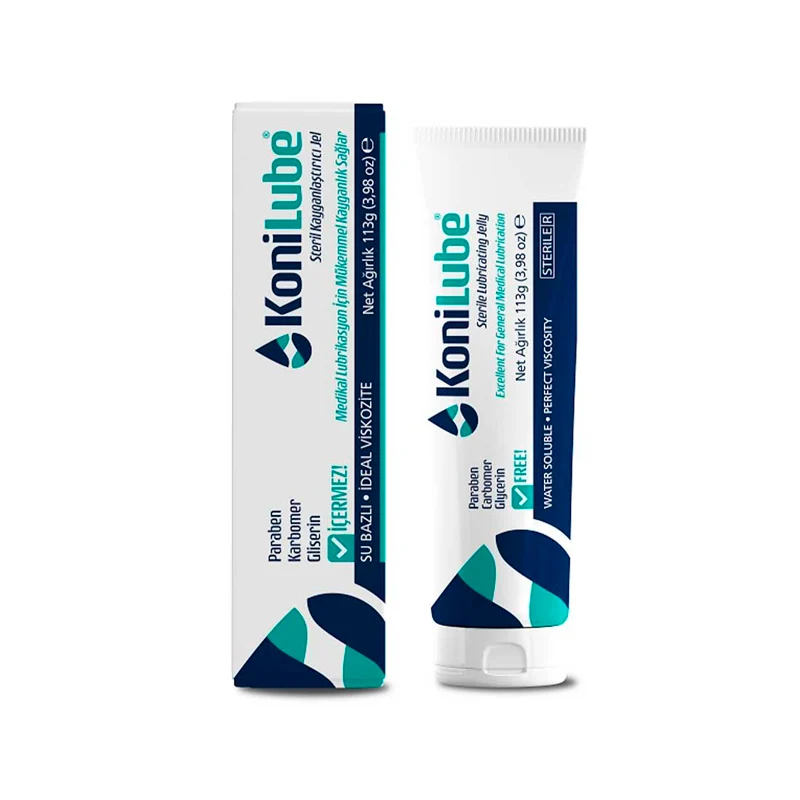Gel lubricante estéril Konilube en tubo - varias opciones