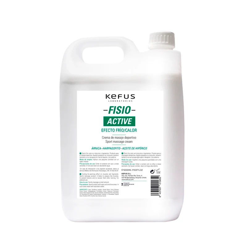 Crema efecto frío/calor Kefus Fisio Active 5000 ml