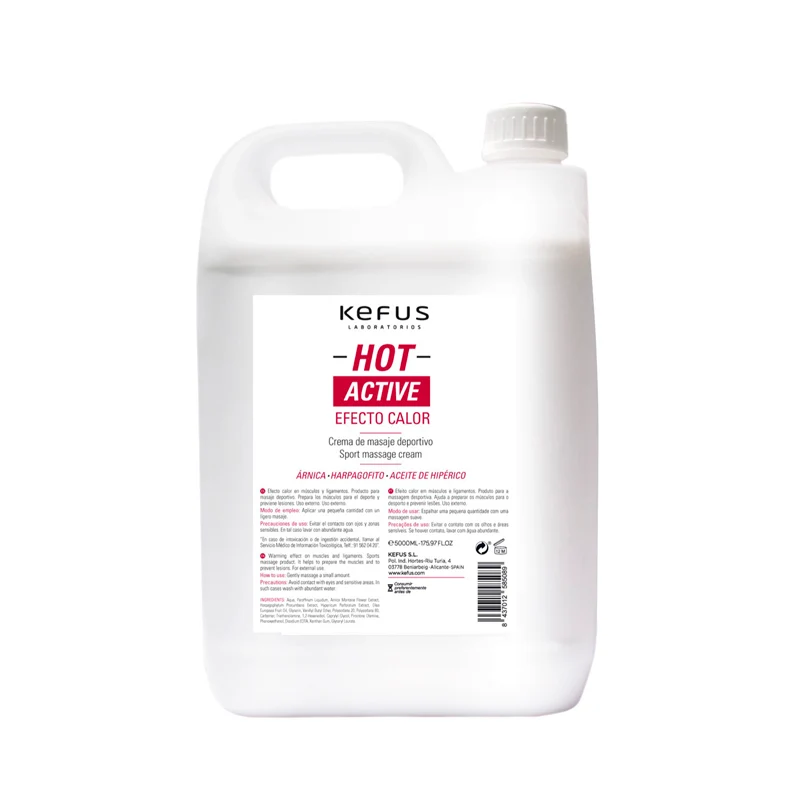 Crema efecto calor Kefus Hot Active 5000 ml