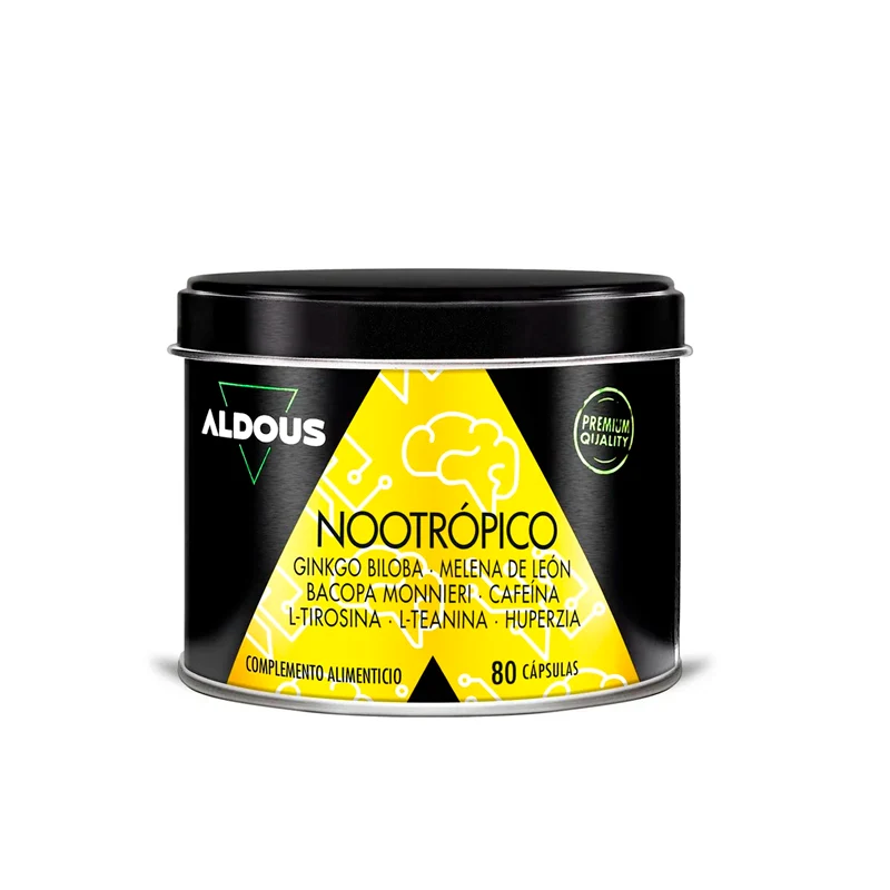 Nootrópico con Ginkgo Biloba - 80 capsúlas