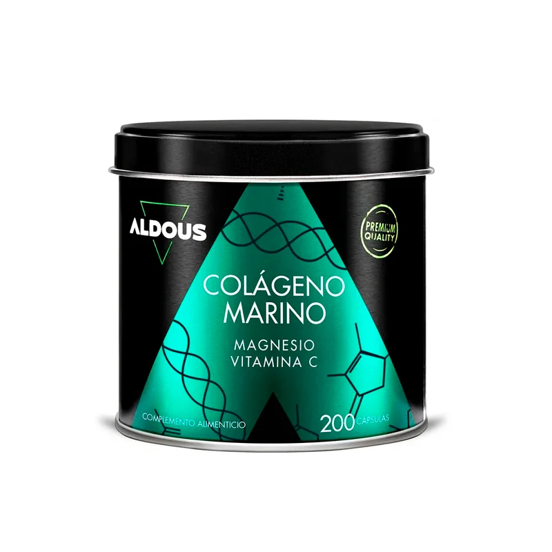 Colágeno Marino Hidrolizado con Magnesio y Vitamina C - 200 cápsulas