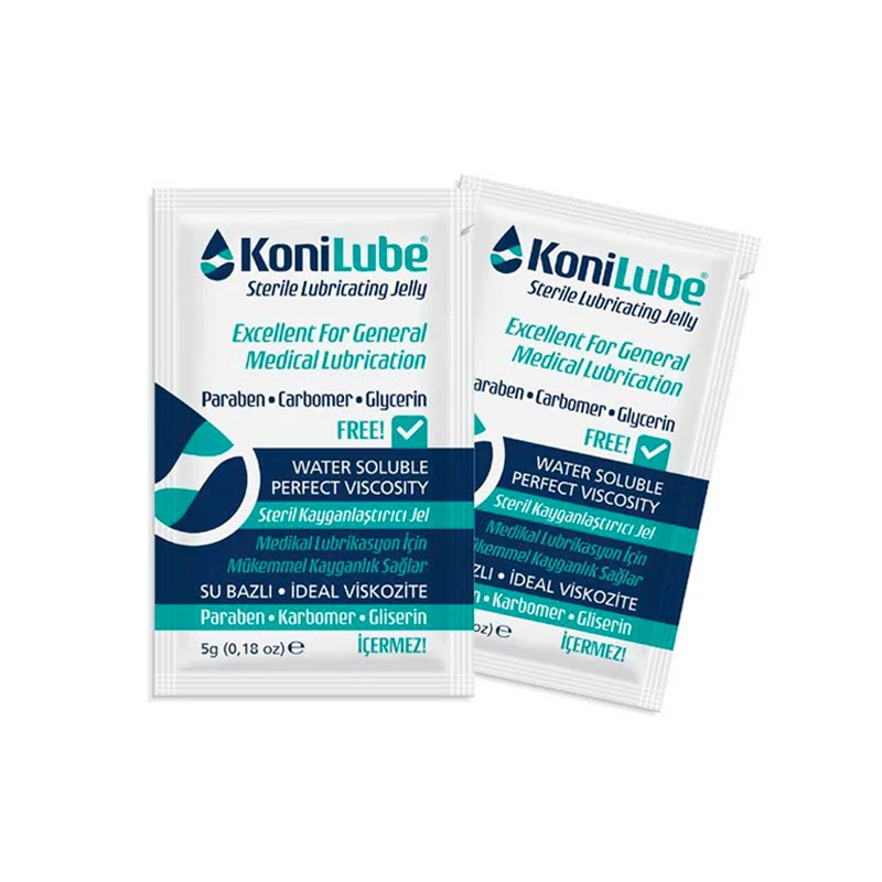 Gel lubricante estéril Konilube sobre 5g - 100 unidades