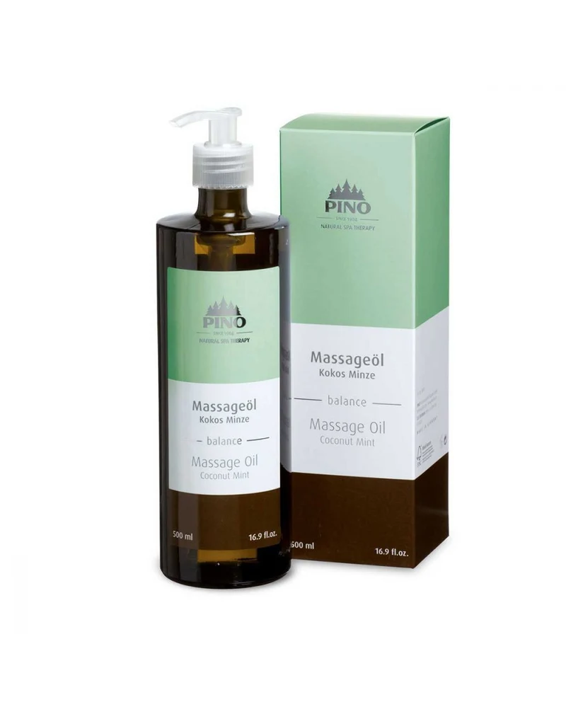 Aceite de masaje Coco Menta (Equilibrio) envase de 500 ml