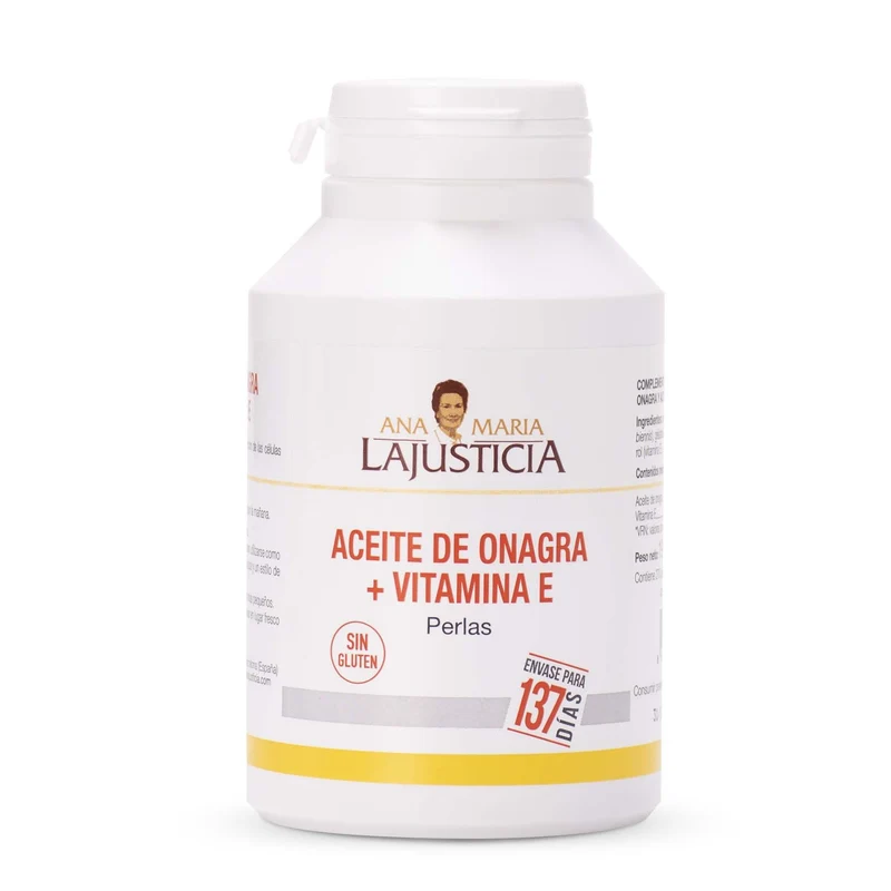 Aceite Onagra + Vit. E 275 perlas bote 275 perlas