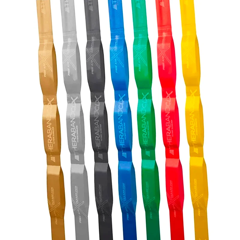 Theraband CLX loops en tiras precortadas de 11 loops - 22 metros