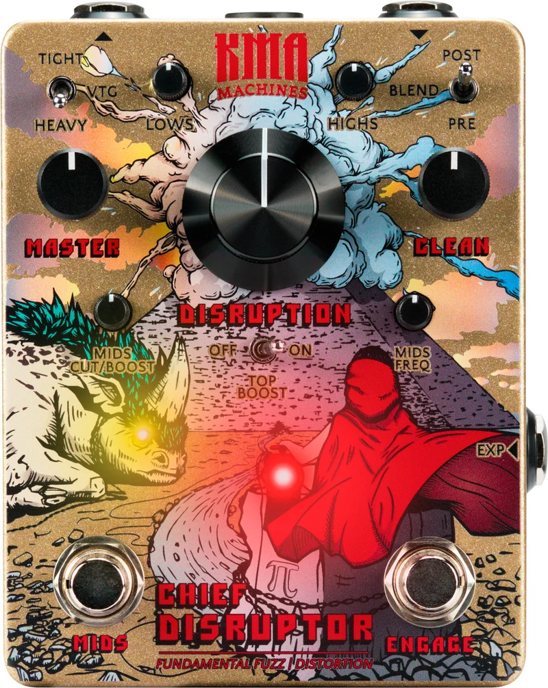 KMA MACHINES CHIEF DISRUPTOR PEDAL DISTORSION FUZZ