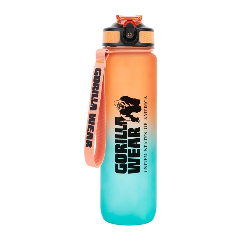 Gorilla Wear Botella Plástica con Efecto Degradado, 1 Litro