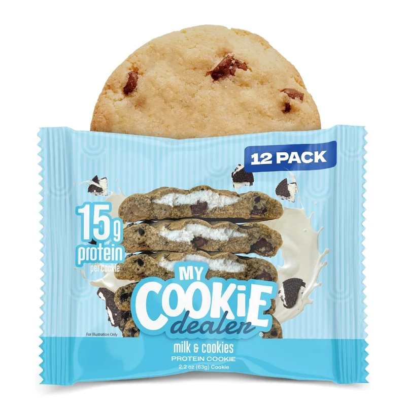 My Cookie Dealer Set Galletas de Proteína 4 Oz, 12 Unidades