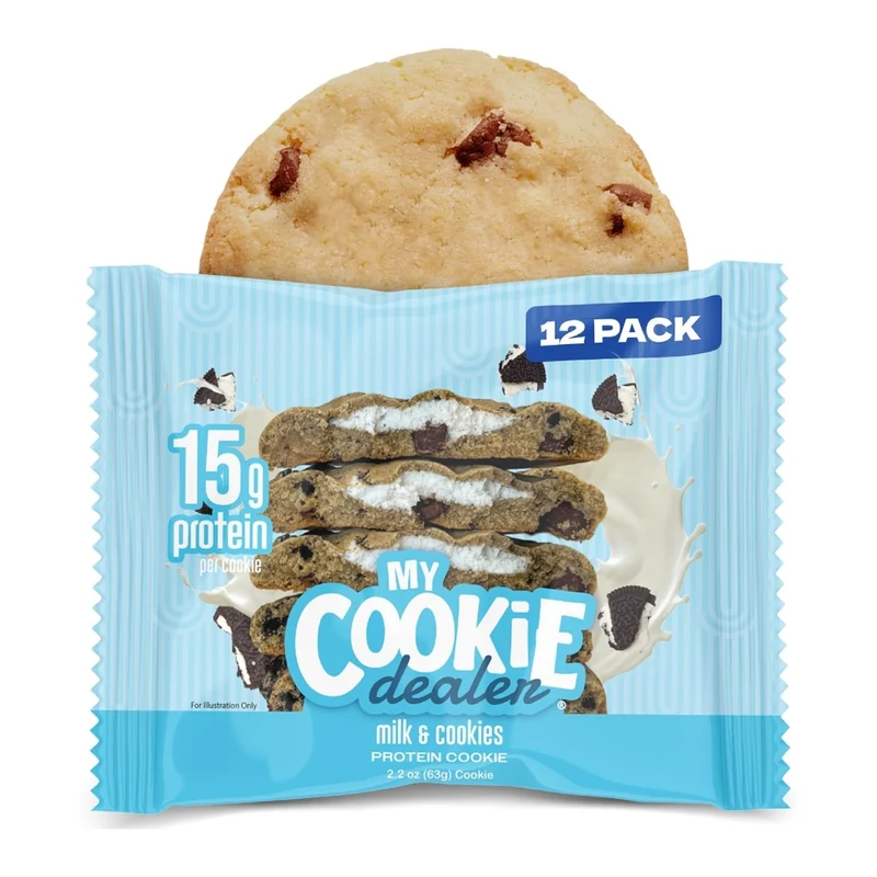 My Cookie Dealer Set Galletas con Proteína 2 Oz, 12 Unidades